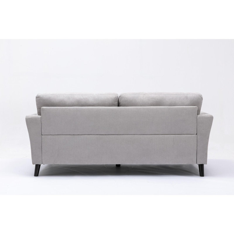 Woven Fabric Sofa, Light Grey