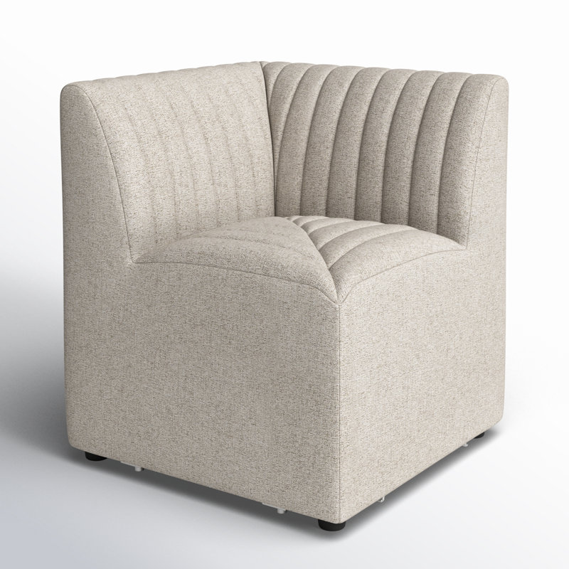 Grayson Tufted Chair, Orly Natural
