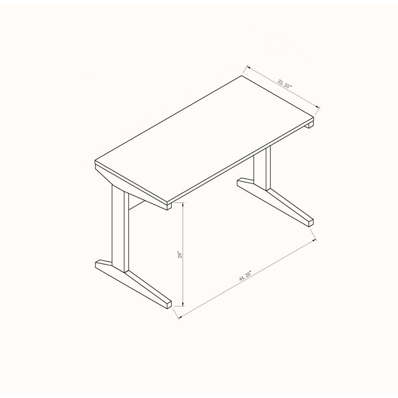 Bureau d'ordinateur Red Cocoa