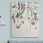 Fleurs suspendues mauves avec de charmantes marguerites blanches par Grace Popp - reproduction d'art