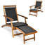 Farlane 130cm Long Reclining Single Sun Lounger