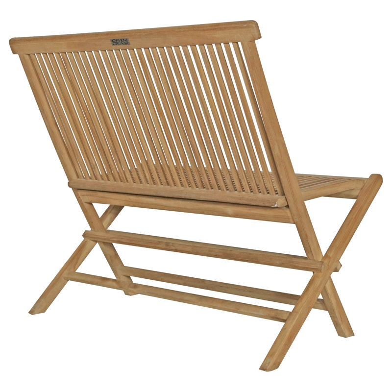 Banc de jardin et de jardin en bois de teck Caswell