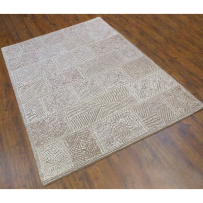 Wool Abstract Indoor Rug