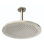 Rainstone Rainshower Head - Industrial, Knurled