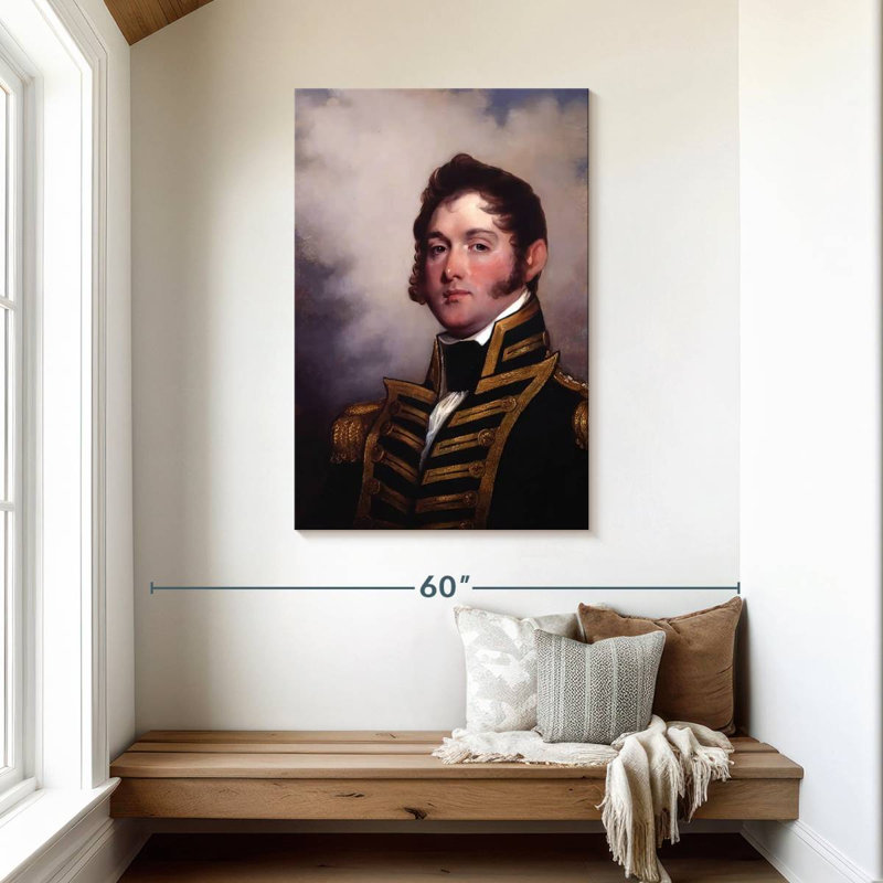 Leisha Commodore Oliver Hazard Perry, 45" H x 30" W