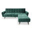 Shiflet 3 Seater Velvet Sofa Bed-55866258