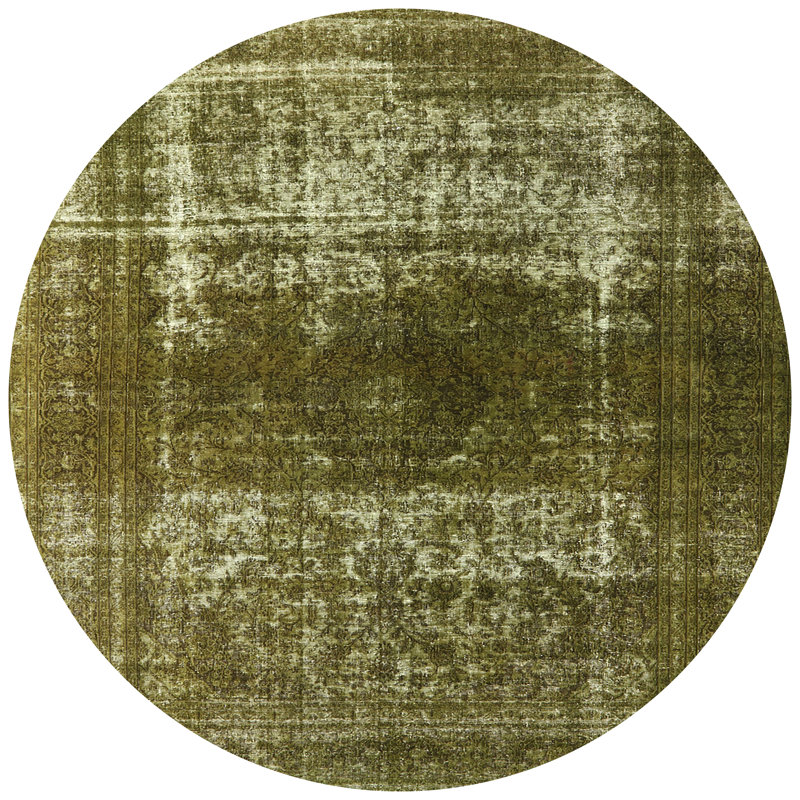Nat Oriental Indoor Rug, Round 4'