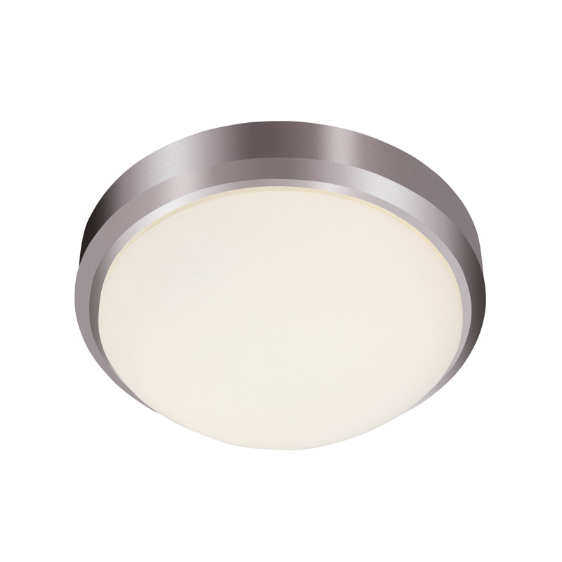 Escondido Flush Mount, Brushed Nickel, 4" H x 11" W