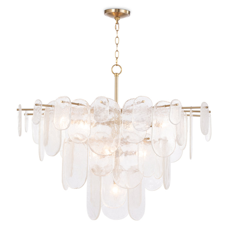 Echo Chandelier, Natural Brass