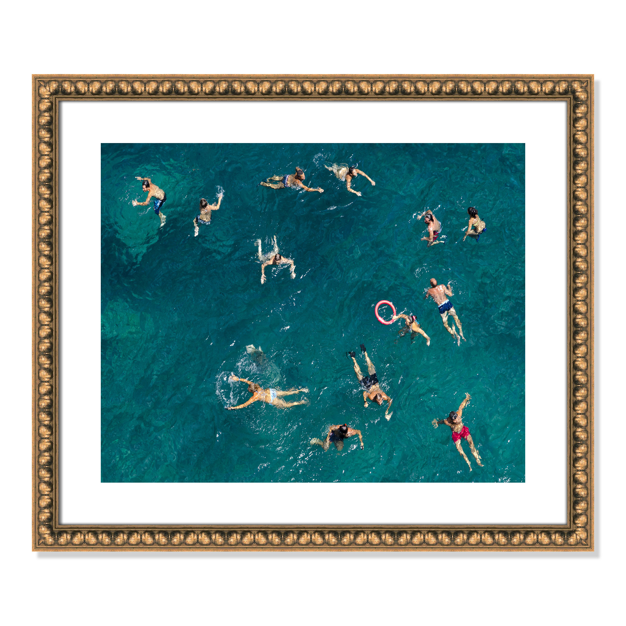 Tonti - Photograph Print, 21.5" H x 25.5" W x 1.13" D, Gold Bead Framed Paper
