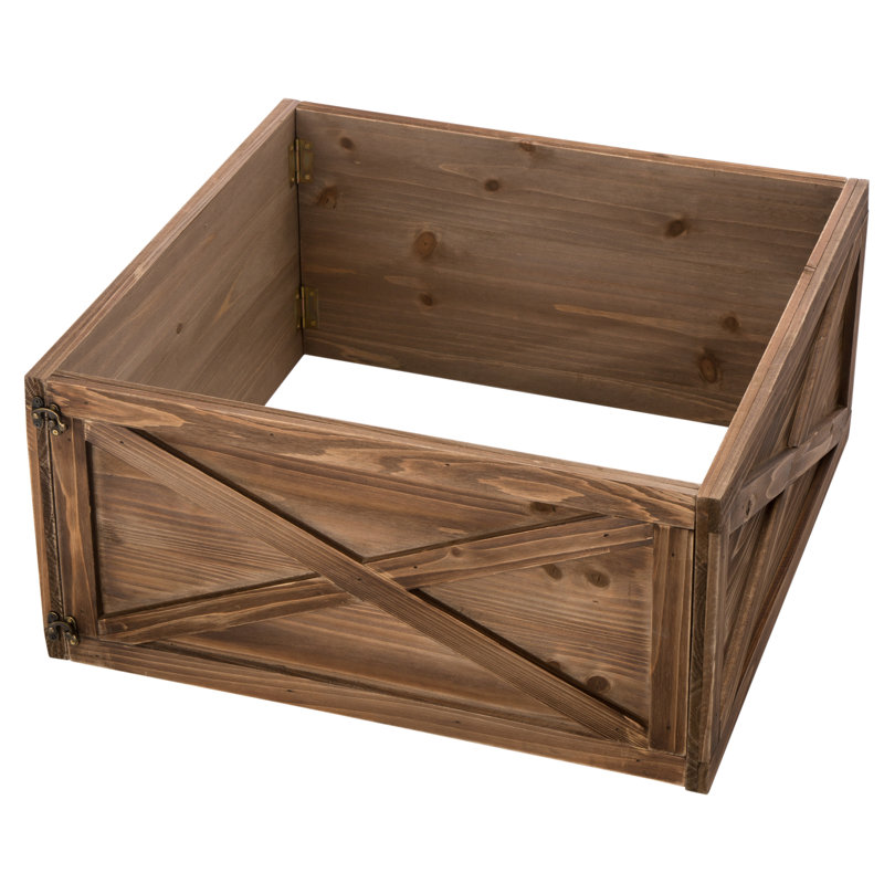 Collier pour arbre en bois massif St Ives, Brun, H 11,5 po x l 26 po