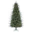 Vickerman 9.5' x 60" Slim Itasca Fraser Fir Artificial Pre-Lit Christmas Tree with 1050 Warm White LED Mini Lights, 3076 Realistic PE/PVC Tips, 6' Step On/Off Power Cord and Folding Metal Tree Stand. Assembly is required.-1444327189-1444327177-1444327178