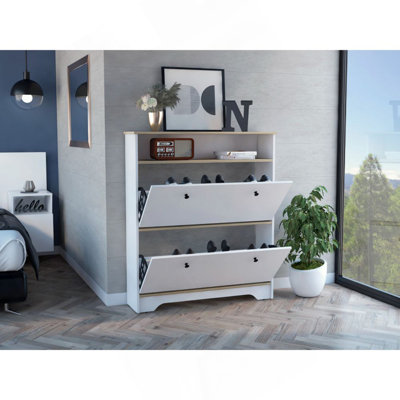 Range-chaussures Brandford, plateau supérieur, deux tablettes