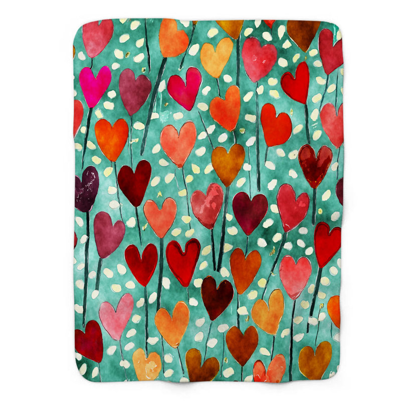 Jeté Heart Rhythm, L 50 po x L 60 po