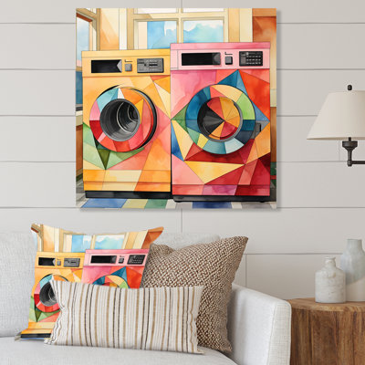 Washing Machines Laundry Day 1 - Laundry Metal Wall Art