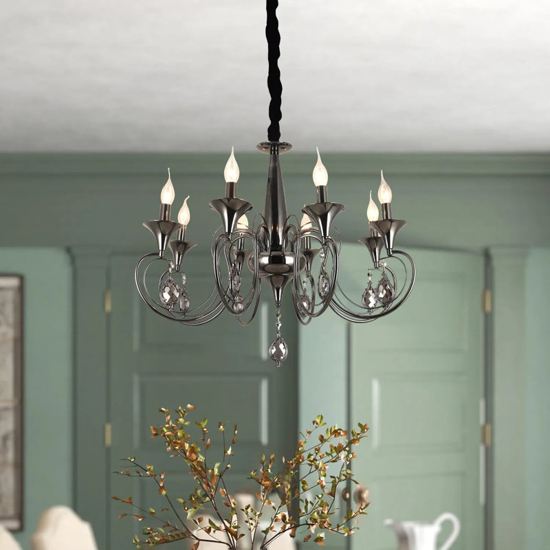 6 - Light Candle Style Chandelier