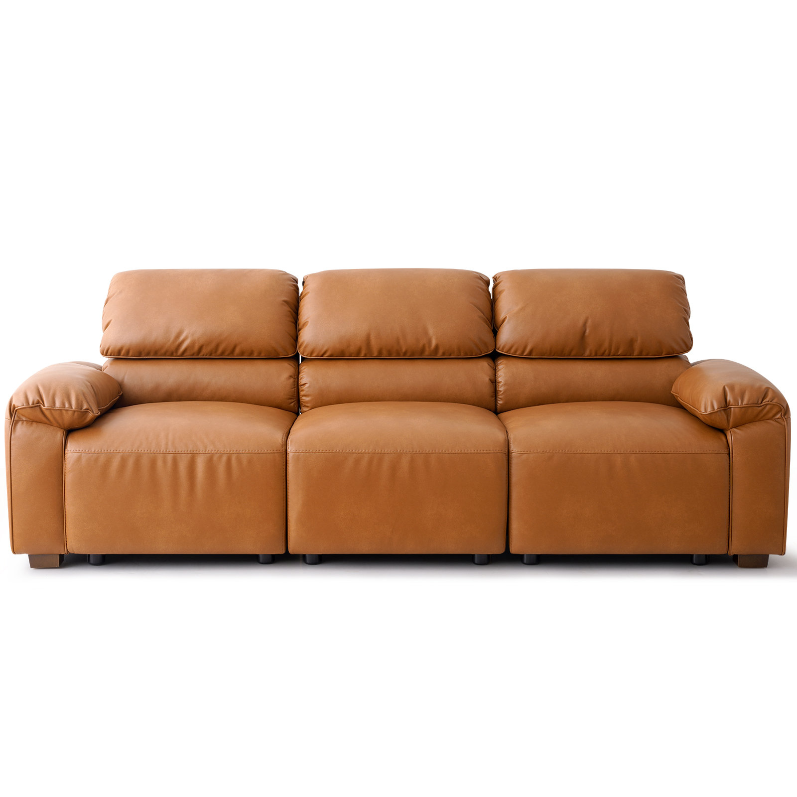 Latitude Run® Pu Faux Leather Sofa Modular Couch - Wayfair Canada