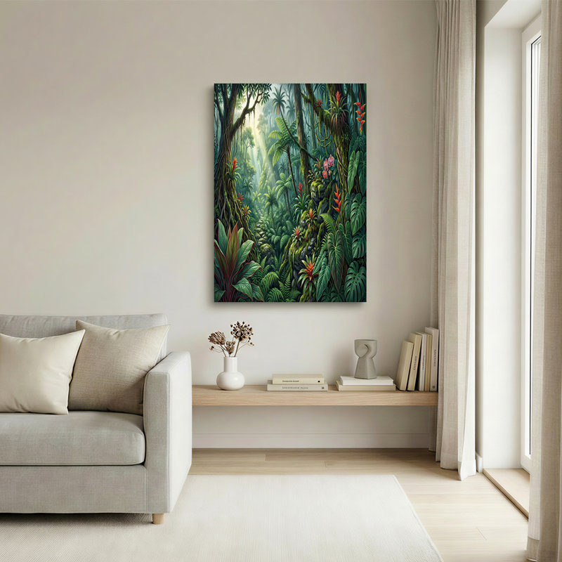 Art mural sur toile Lush, 12"H x 18"W