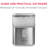 Frigidaire Nugget Ice Maker with 33 lbs. Capacity, Countertop Nugget Ice Machine with Transparent Window