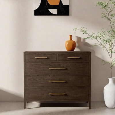American Retro Solid Oak Entryway Cabinet