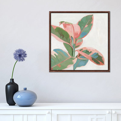 Pink Ficus I by Asia Jensen - Painting on Canvas