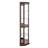Corner Glass Cabinet Lighted Curio Cabinet Corner Display Case For Living Room, Curio Cabinet, Antique Collection, Wine,Bar Glass Storage Light Included-2121100654