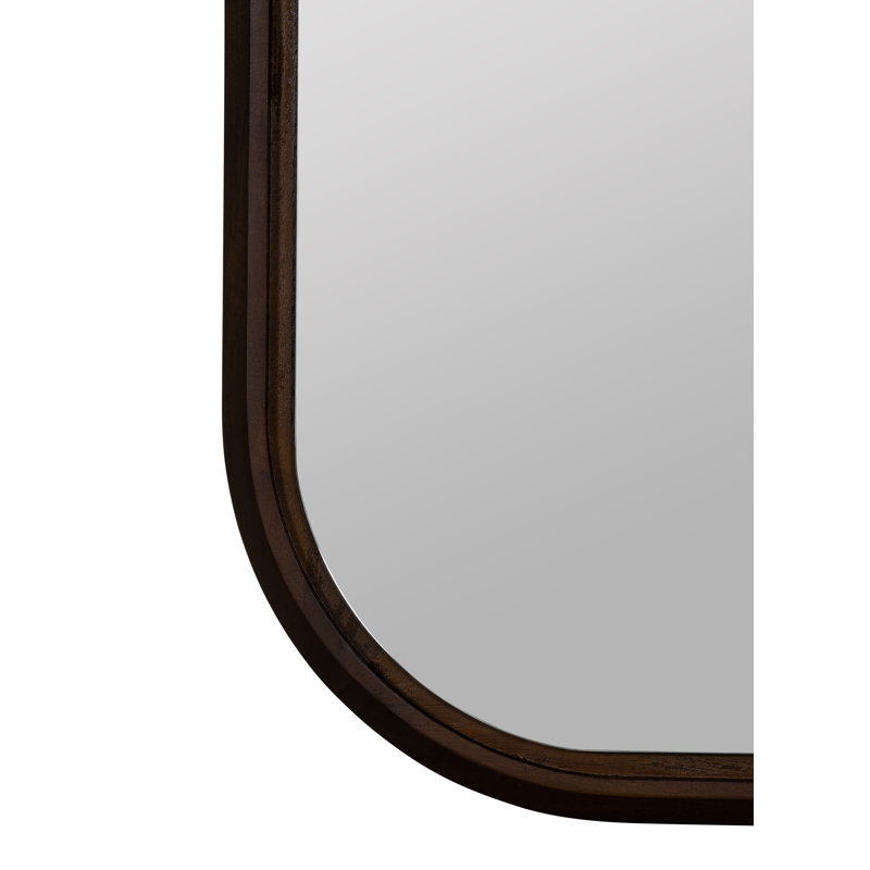 Rectangle Solid Wood Wall Mirror