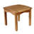 Alshain Reclining Teak Chaise Lounge Set with Table