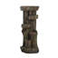 Fontaine tronc d'arbre rustique à 5 niveaux 11X13.4X31.5 ", avec lumière et pompe, pour intérieur et extérieur