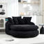 Fauteuil à billes surdimensionné avec 3 grands coussins, 2 petits enveloppements, tissu chenille, convient à de multiples décors de conception ergonomique moelleuse, idéal pour les dortoirs et les salles de jeux-130530827
