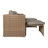 Indoor And Outdoor Modular Loveseat Sofa Set With Table And Ottomans-1797369554