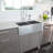 33" L x 21" W Farmhouse Stainless Steel 50/50 Double Basin Kitchen Sink, Apron Kitchen Sink with Sink Grid, Strainer and Roll-up Rack