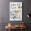 Alphabet Love -Gallery Wraraped Cavas-1926906949