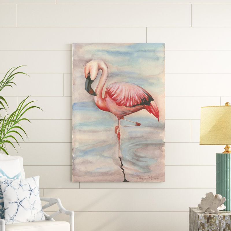 Flamant rose II, H 48 po x l 32 po x P 1,25 po