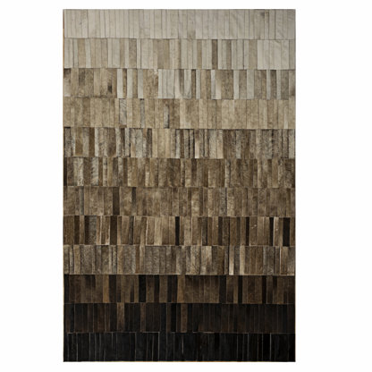 Adonis Cowhide Geometric Area Rug