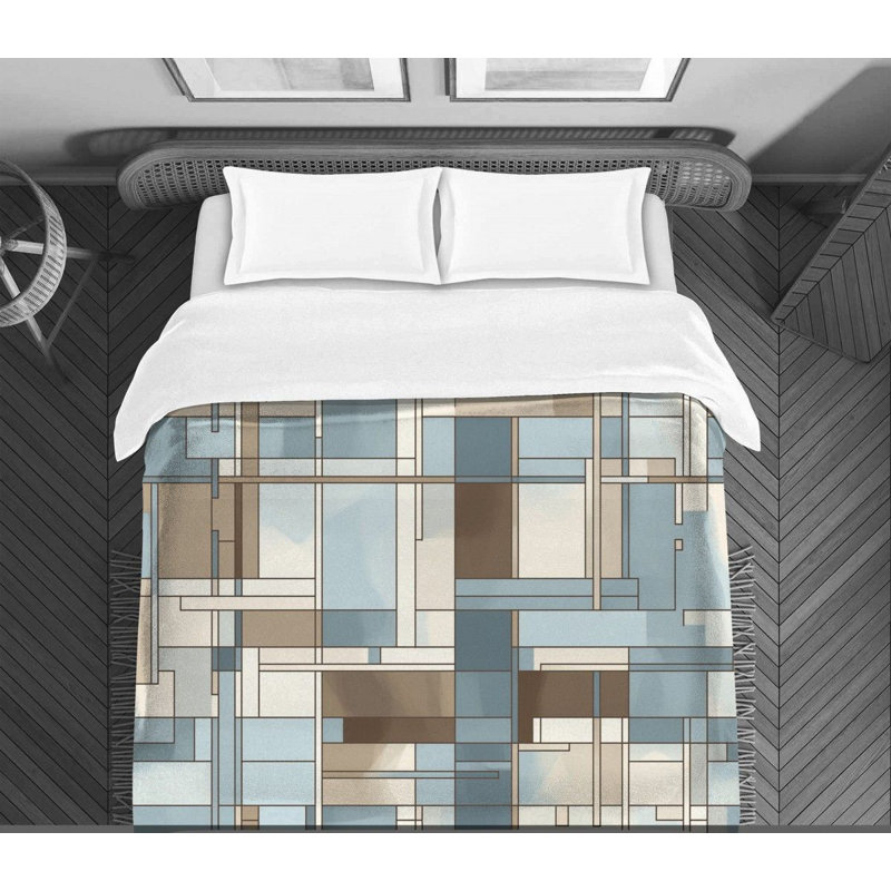 Levar Mondrian Geometric Levar Bedding, King