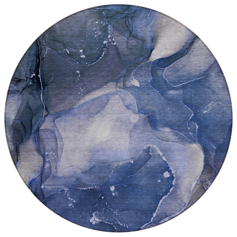 Tapis d'intérieur rond 8 po