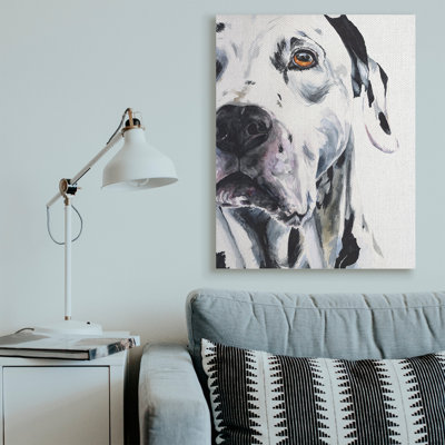 " Dalmatian Pet Dog Bold Spotted Dog " by George Dyachenko