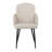 Jaquavia Fabric Upholstered Arm Chair in Cream-411498547-411498549
