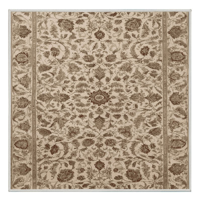 Tapis beige lavable à la machine