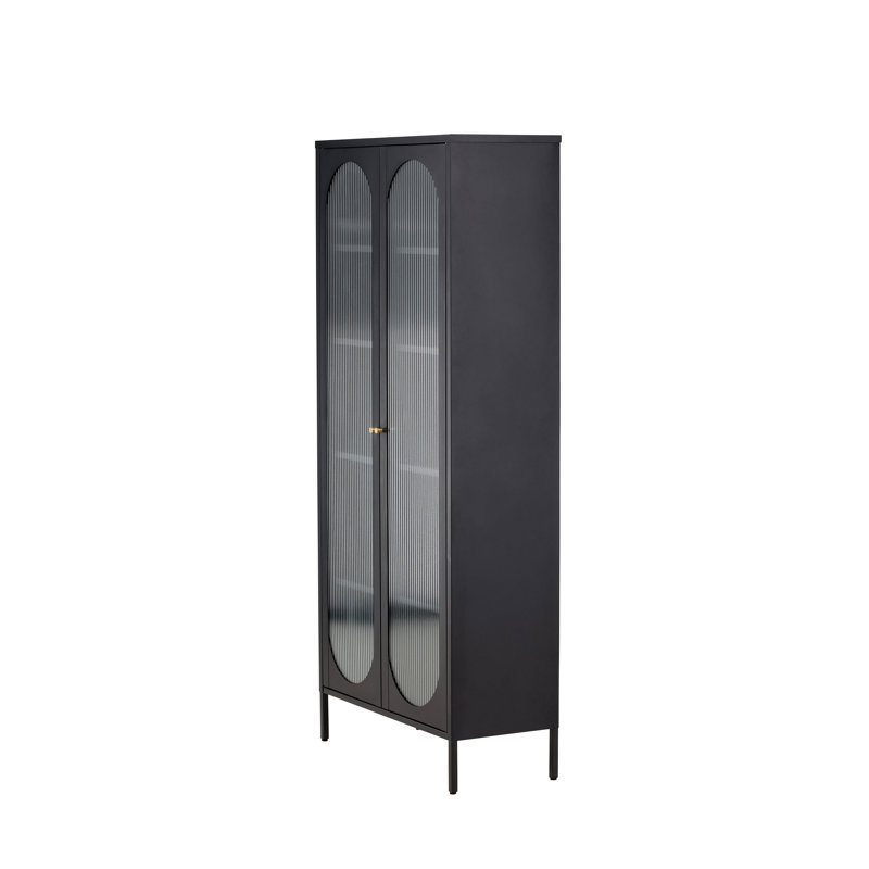 Annesa Display Cabinet, Black
