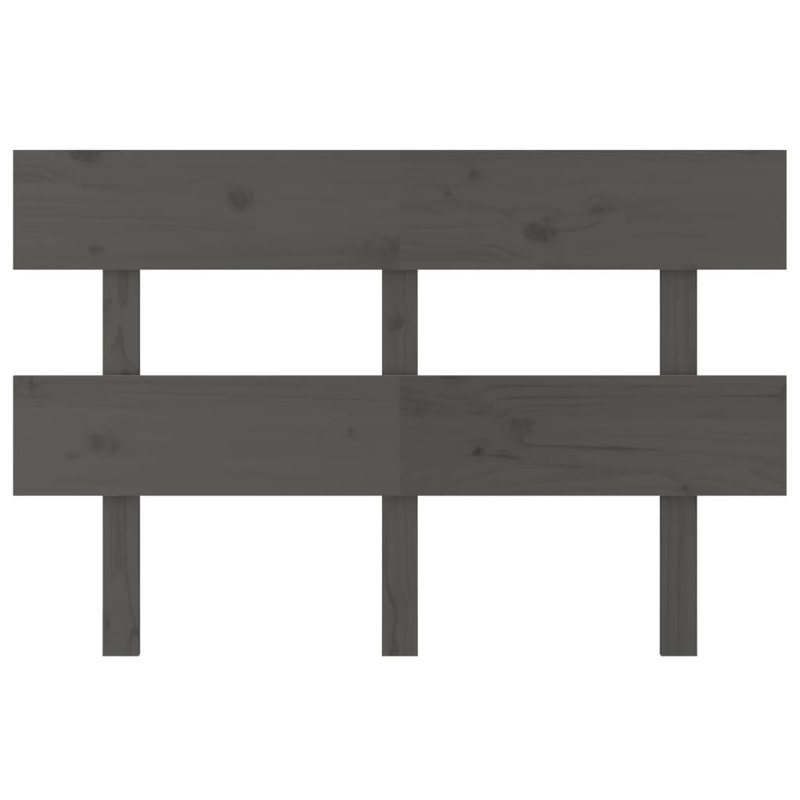 Clovis Solid Wood Headboard, 204 x 81 cm, Grey