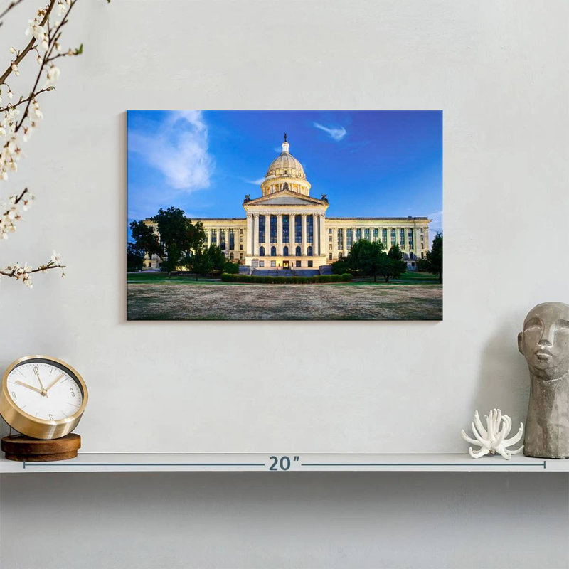 Nicci Capitol Building In Oklahoma, 8" H x 12" W