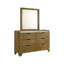 Commode 6 tiroirs avec miroir Morris