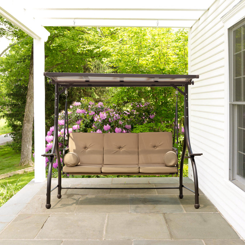 Cullin Porch Swing with Canopy