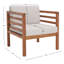 Chaise de patio avec coussins Kinnell-249804365