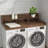 Washer Dryer Countertop With Non-Slip Pads, Laundry Wood Shelf Topper With Edge, 54" Width X 27.5" Depth Double Layer Organizer For Washer And Dryer Laundry Hamper Counter Storage Organization (DW)-125382535