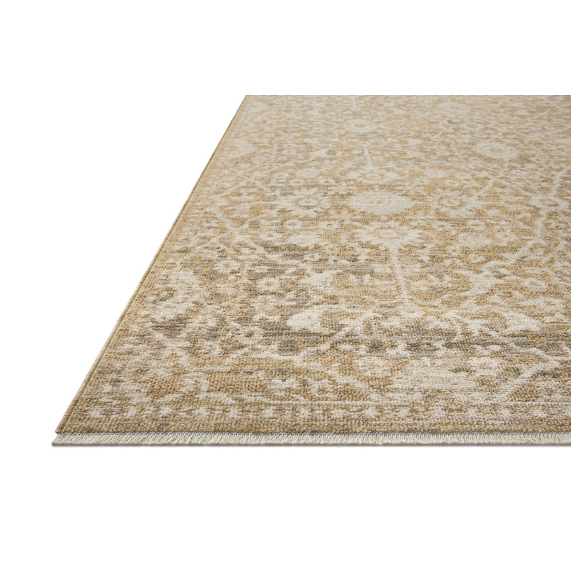 Loloi Gold Natural Area Rug, Gold Natural 9'-3" x 13'