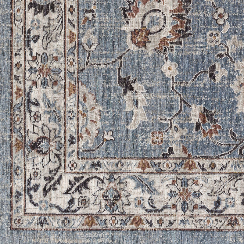 Oriental Indoor / Outdoor Rug, Rectangle 6'7" x 9'