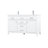 Lewis 54'' Double Bathroom Vanity with Engineered Marble Top-95377113